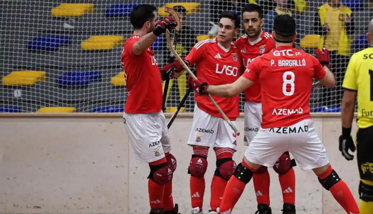 Bargalló e João Rodrigues fazem a festa e hóquei do Benfica volta a sorrir