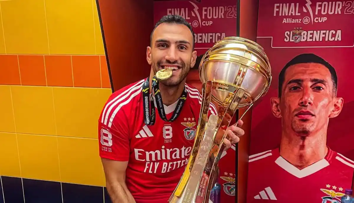 Pavlidis celebra conquista do Benfica, apesar de estar a atravessar jejum de golos