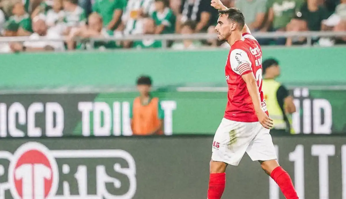 Ricardo Horta 'chora' derrota do Braga: "Vinha um Benfica com orgulho ferido..."