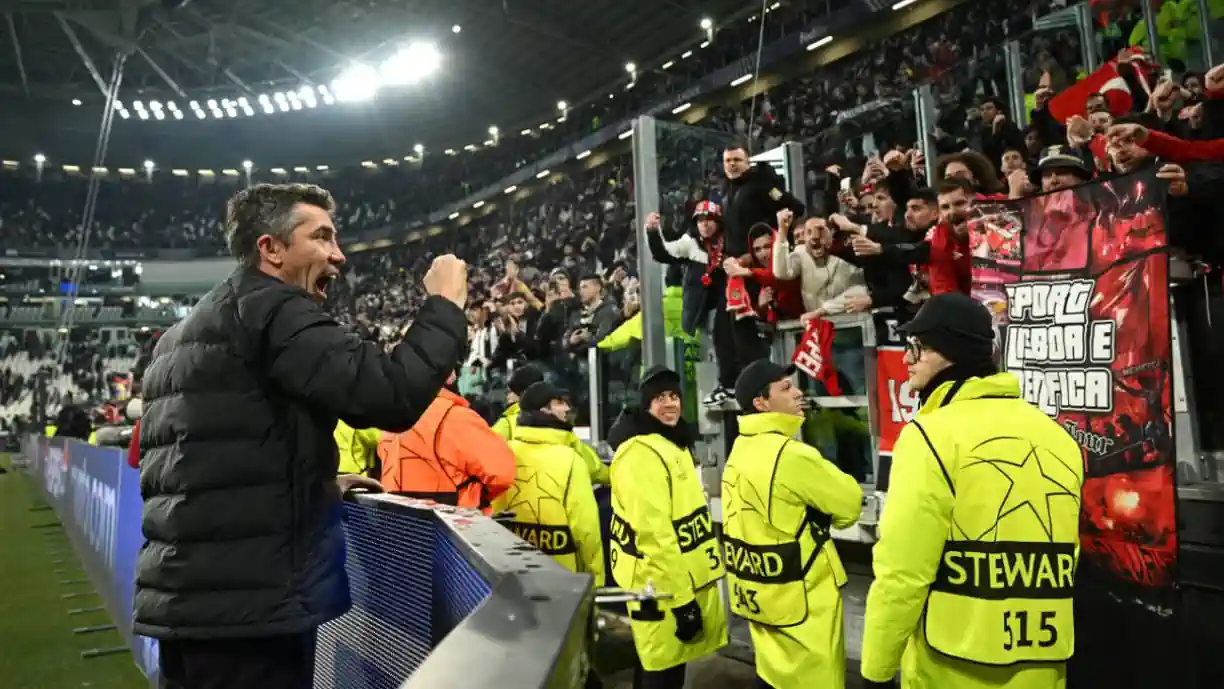 Craque do Benfica acabou por elogiar Bruno Lage, depois dos encarnados terem batido a Juventus, na passada quarta-feira 