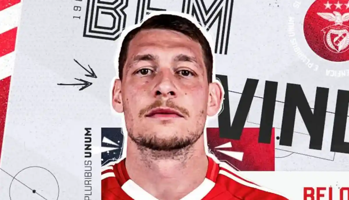 É mesmo oficial: Belotti já é avançado do Benfica, que anunciou a contratação do futebolista de 31 anos através dos meios de comunicação 