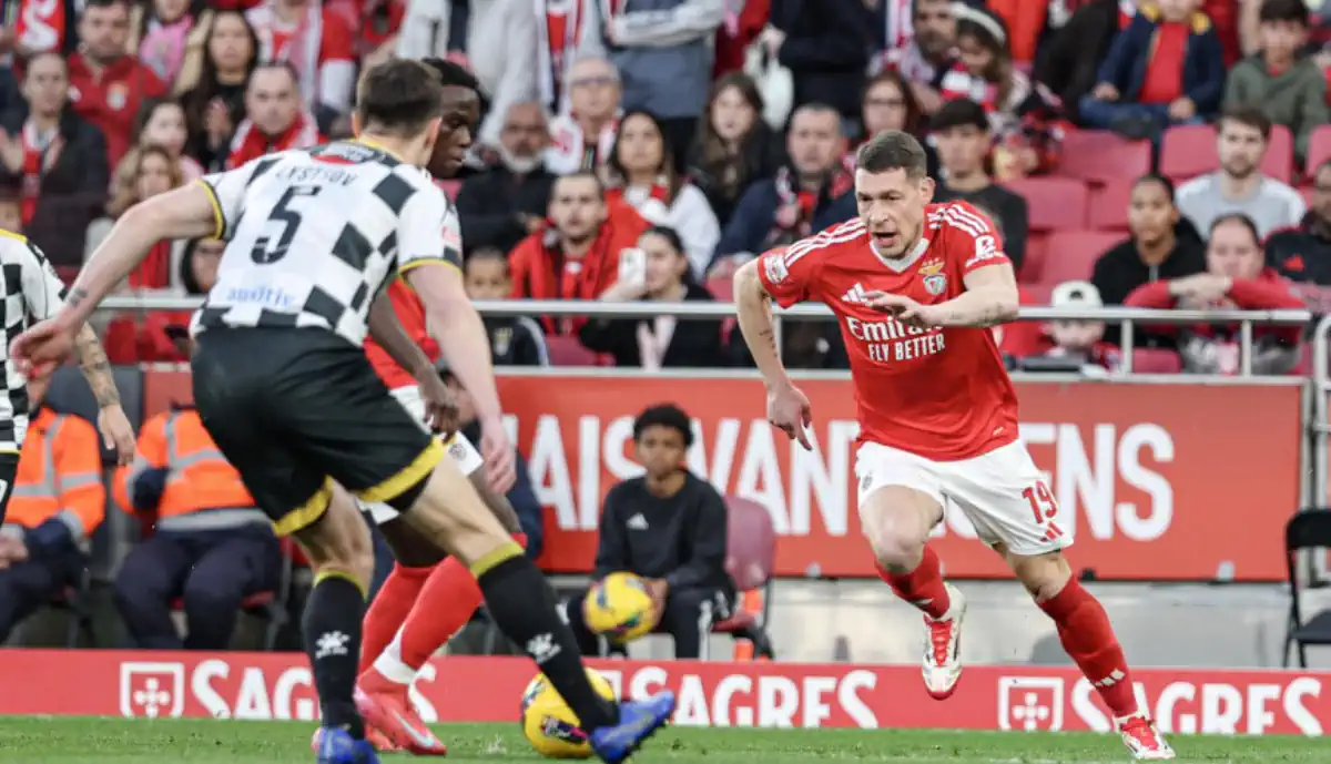 Belotti marcou na primeira parte do Benfica - Boavista e, no final da partida, deixou a sua reação em declarações à BTV