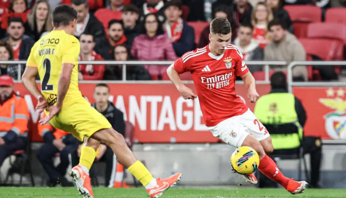 Após a vitória sobre o Braga, Samuel Dahl, que foi titular, falou sobre o futuro de águia ao peito com uma garantia