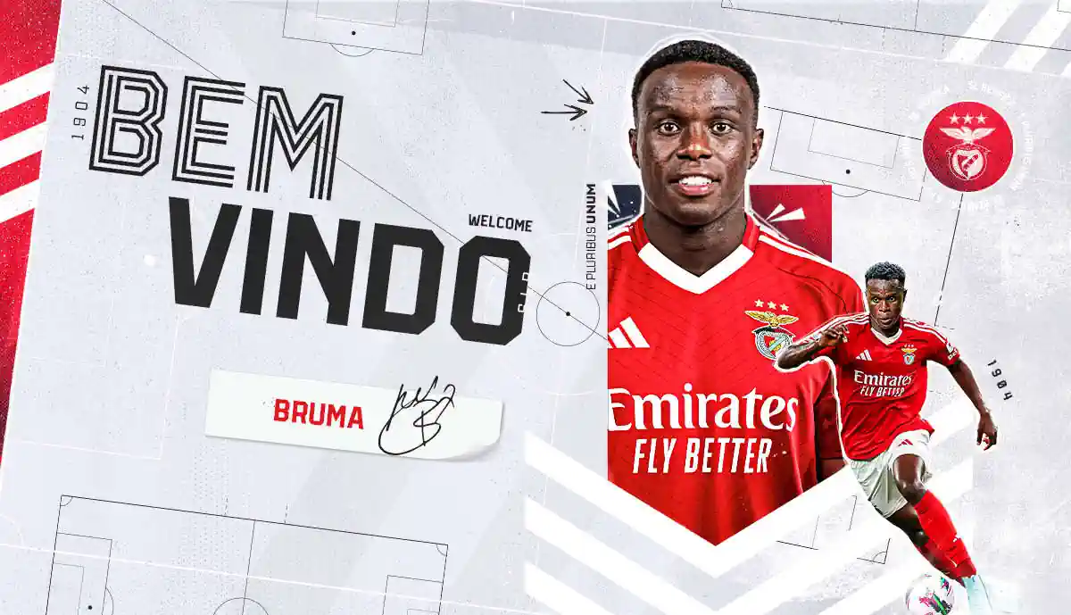 Oficial! Bruma é reforço do Benfica: saiba aqui a duração do contrato