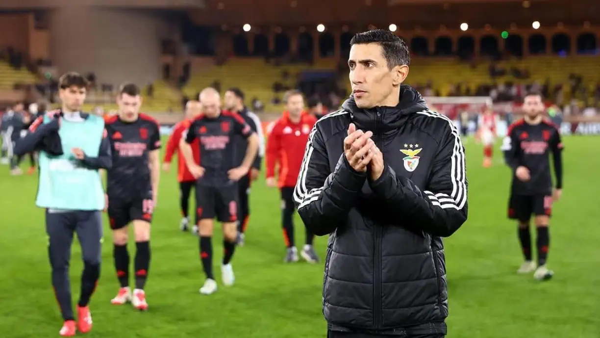 Reação de Di María ao penálti de Pavlidis no Benfica - Monaco dá que falar (Vídeo)