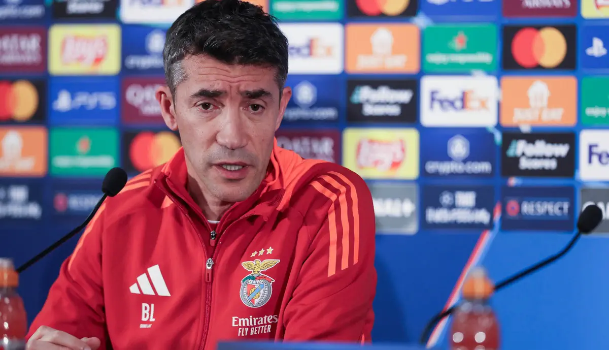 Bruno Lage marcou presença esta terça-feira presença na sala de imprensa para antever o duelo do Benfica - Barcelona, tendo falado sobre um futebolista