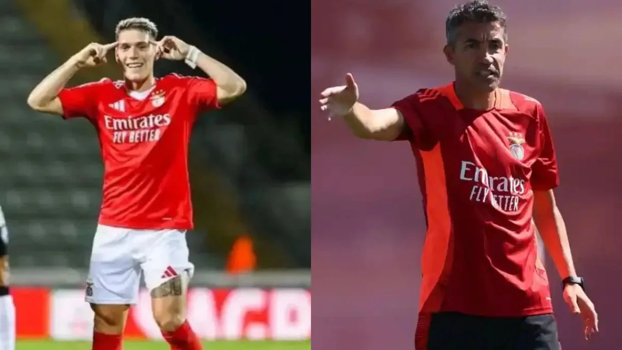 Benjamín Rollheiser foi oficializado no Santos, ainda antes do encontro entre o Benfica de Bruno Lage e o Monaco