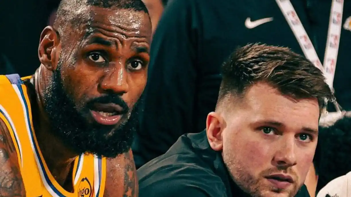 Lebron James e Luka Doncic estiveram juntos e já mostram entusiasmo pelo futuro do Los Angeles Lakers na NBA