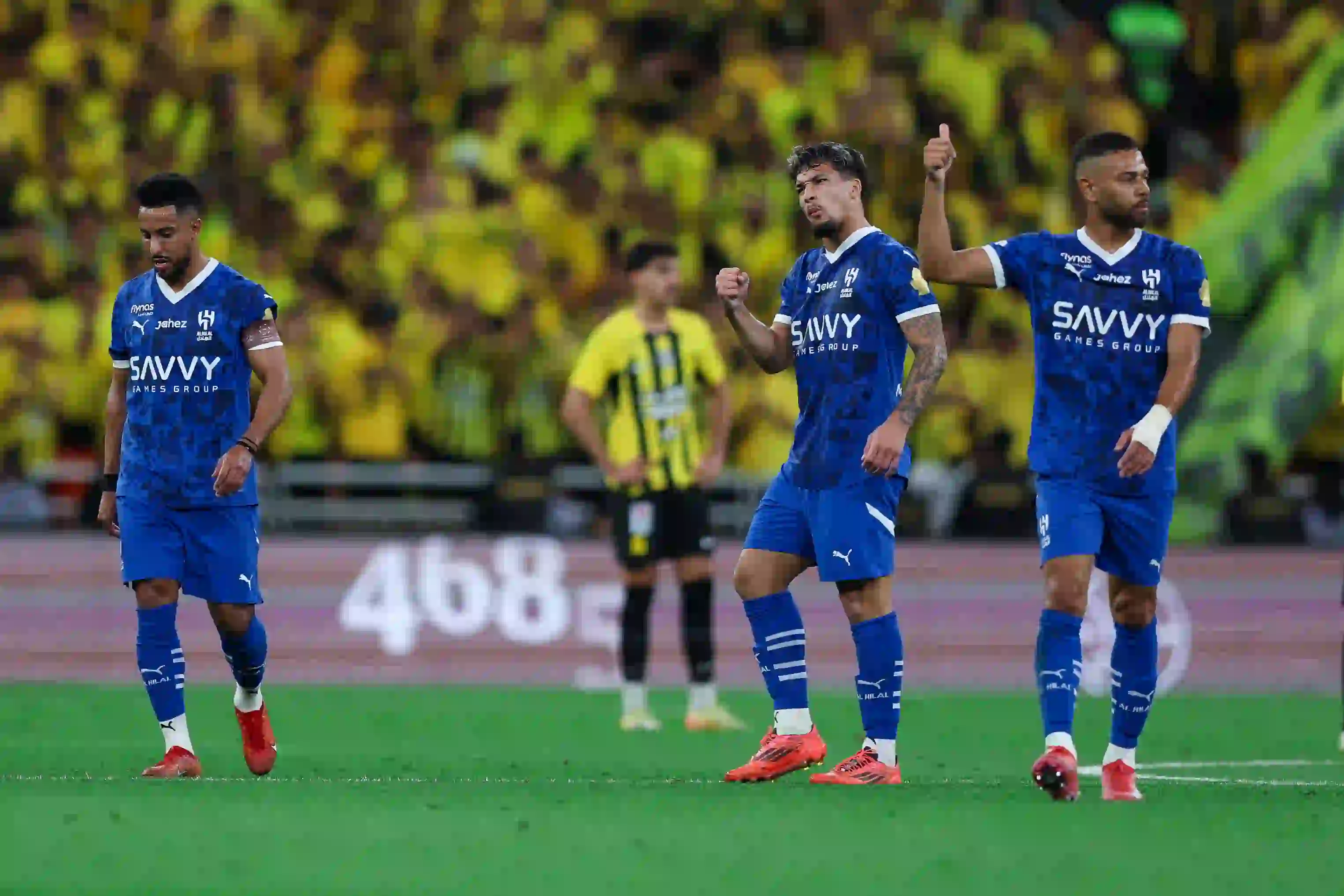 Marcos Leonardo, ex Benfica, ainda deu esperanças aos adeptos depois de marcar mais um golo, contudo, o Al Hilal acabou por cair aos pés do Al Ittihad