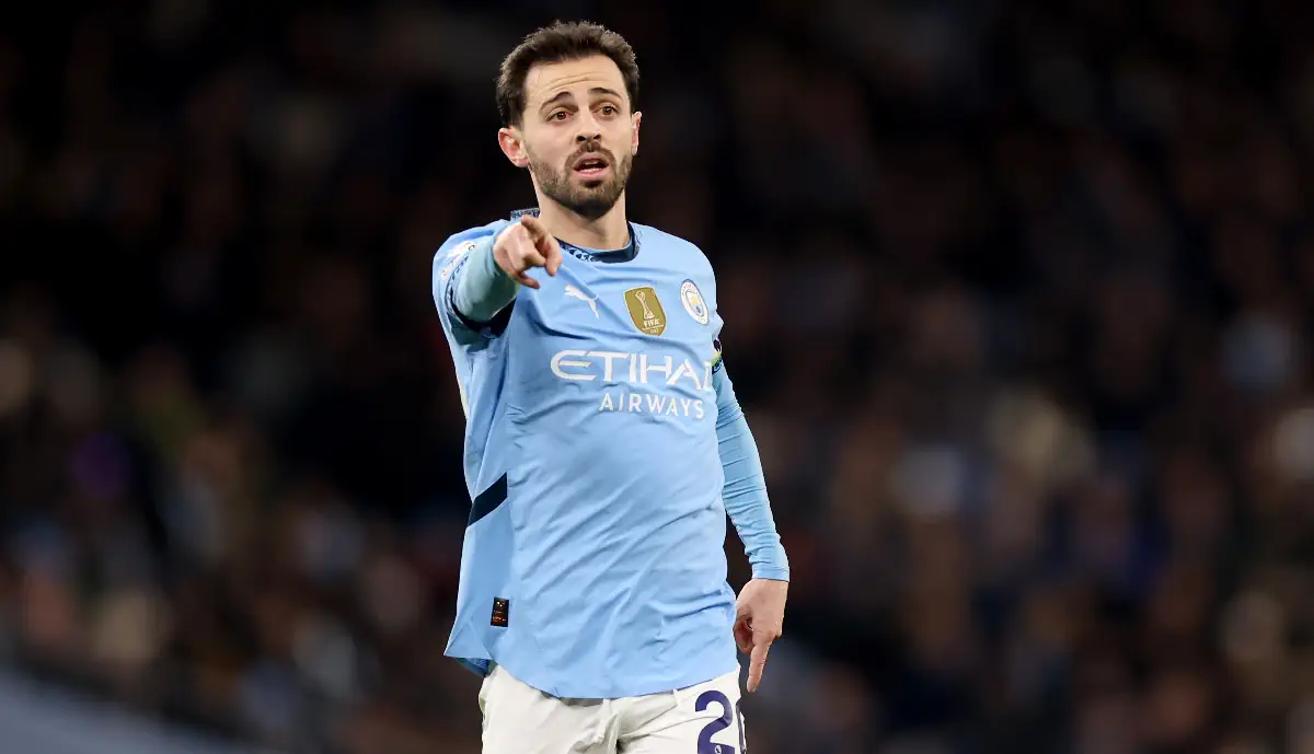 Bernardo Silva, médio formado no Sport Lisboa e Benfica, viveu uma tarde para esquecer no Manchester City