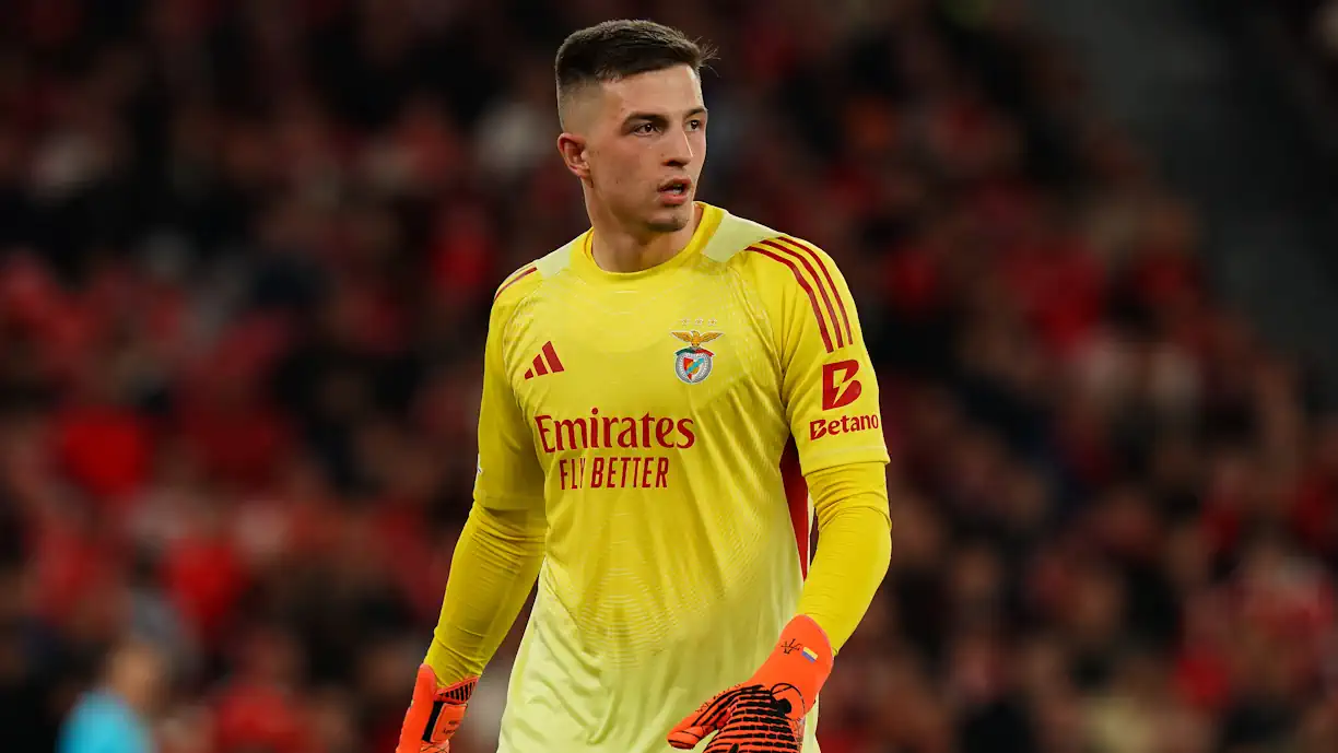 Anatoliy Trubin falou sobre o golo frente ao Real Madrid que ditou a qualificação do Benfica para os playoffs da Champions League