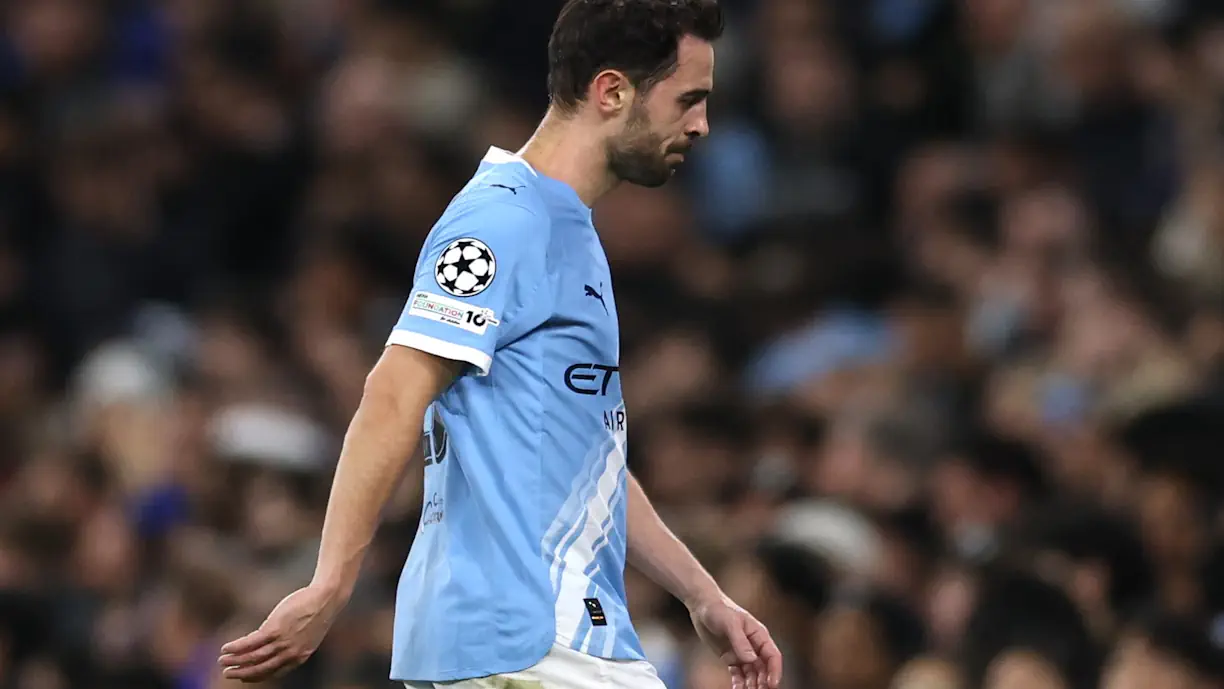 Bernardo Silva, formado no Benfica, foi expulso e eliminado na Liga dos Campeões no Man City - Real Madrid