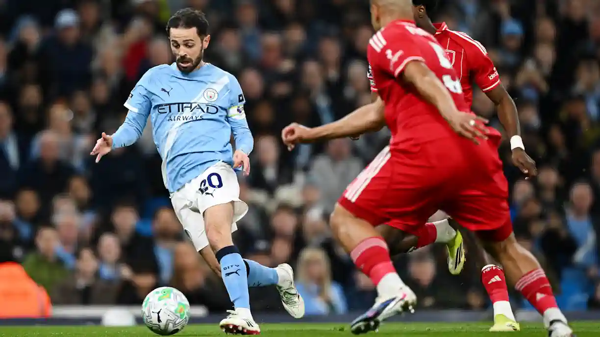 Após empate diante do Nottingham Forest, o Manchester City fica assim a sete pontos do líder Arsenal. No pós-jogo, Bernardo Silva mostrou-se insatisfeito