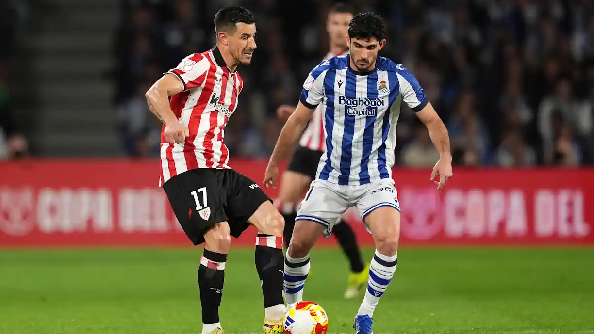 A Real Sociedad está na final da Taça do Rei, após ter batido por 1-0, novamente, o Ath. Bilbao. Gonçalo Guedes, ex Benfica, foi titular na partida