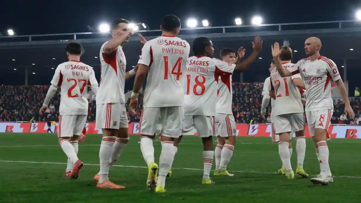 Na partida diante do Gil Vicente, o Benfica conseguiu alcançar mais um registo inédito esta temporada. Fotografia: SL Benfica