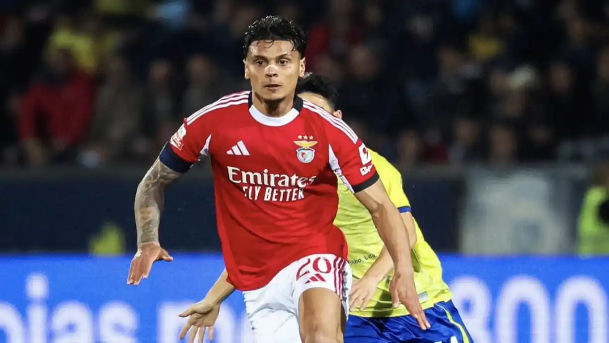 Igualdade de Richard Ríos e frieza de Ivanovic deram alento ao Benfica para conquistar pontos em Arouca. Fotografia: SL Benfica