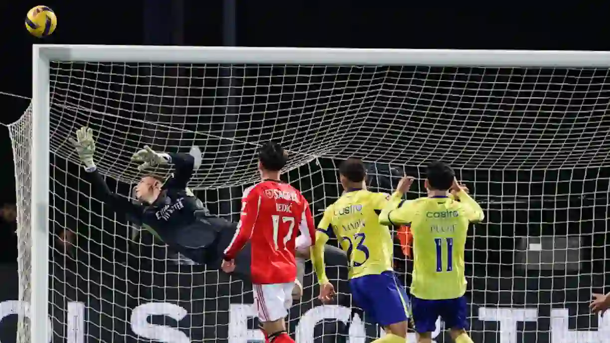 Anatoliy Trubin considerou que o Benfica não fez a melhor exibição diante do Arouca, mas realça a atitude da equipa