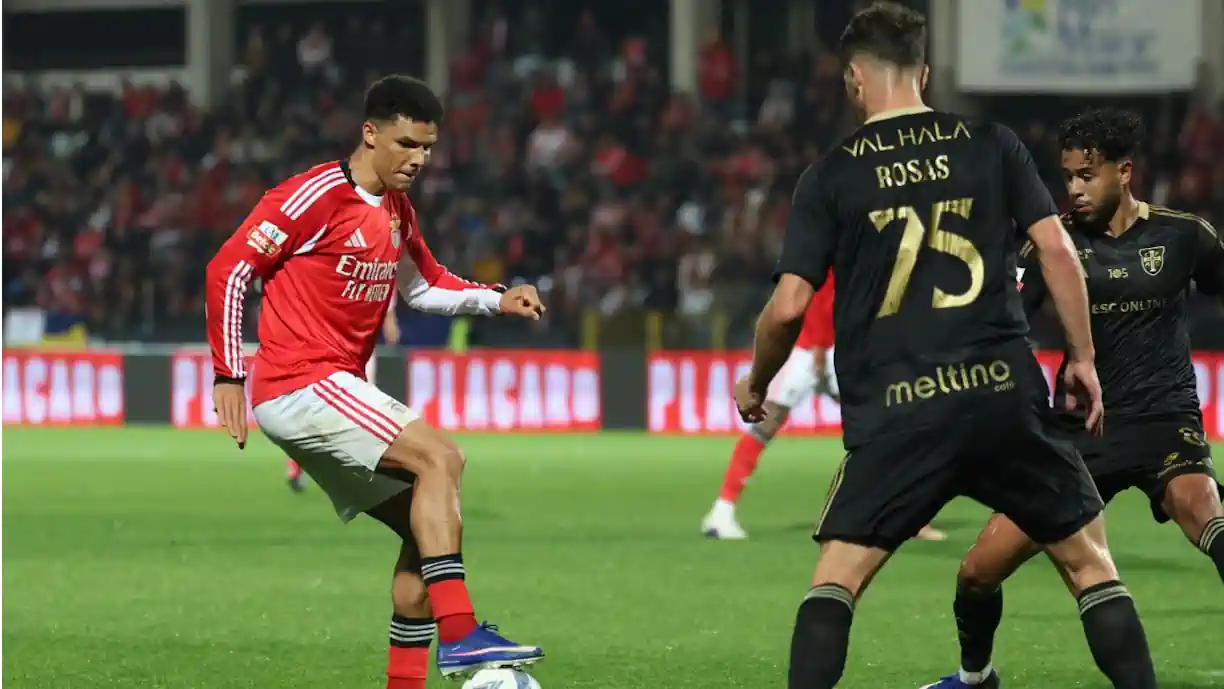 Rafael Brito, antigo jogador do Benfica, foi o autor do golo que deu o empate ao Casa Pia esta segunda-feira, em jogo da 28.ª jornada da Liga Portugal Betclic