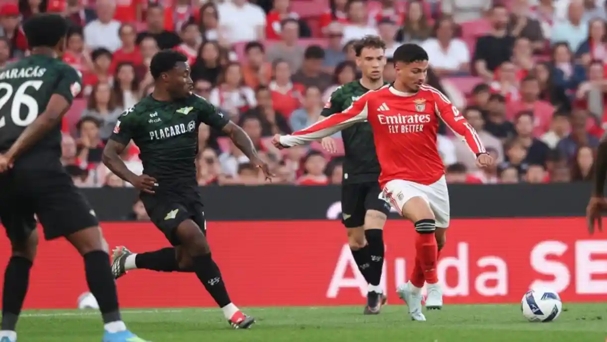 Franjo Ivanovic entrou e bisou frente ao Moreirense e pilar do Benfica fala das possibilidades do croata no Mundial. Fotografia: SL Benfica