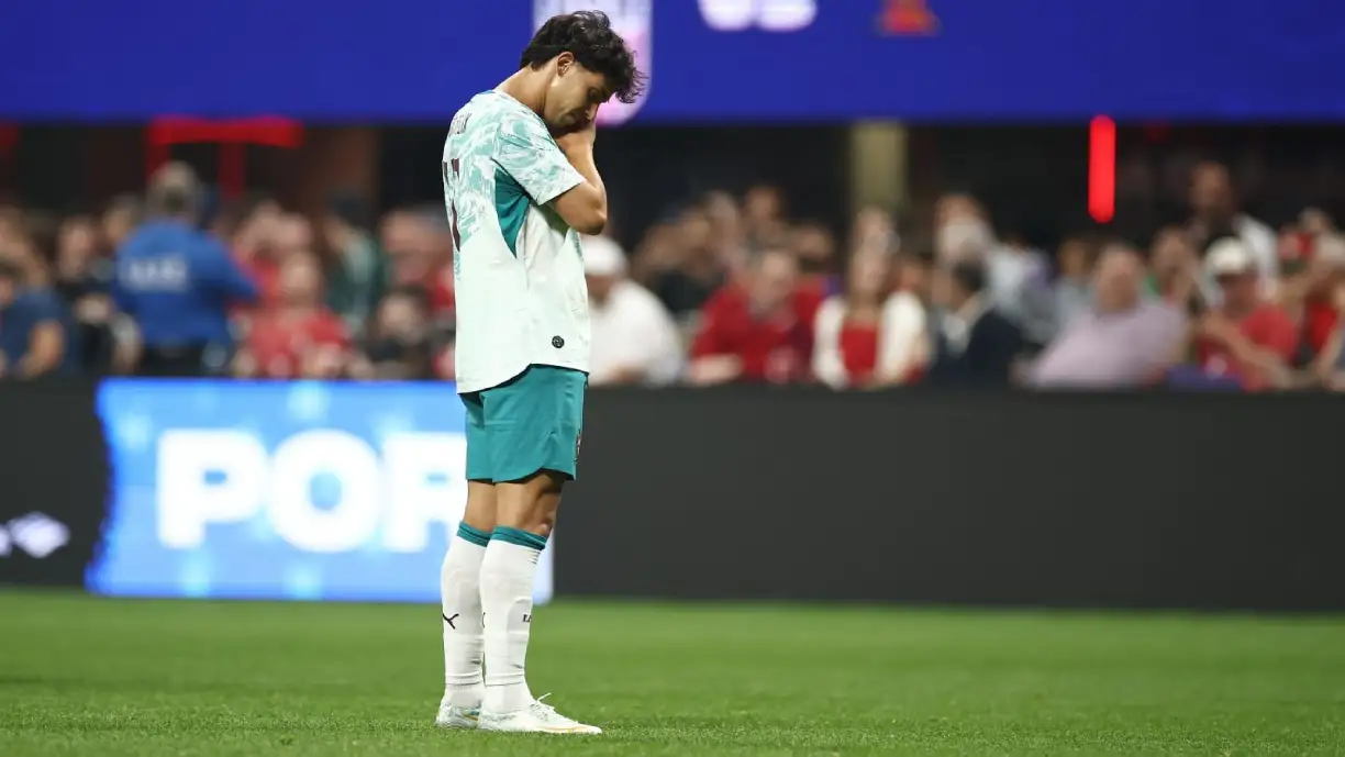 Dupla do Benfica jogou no particular entre Estados Unidos e Portugal, que teve golo de João Félix. Fotografia: Jared C. Tilton | Getty Images