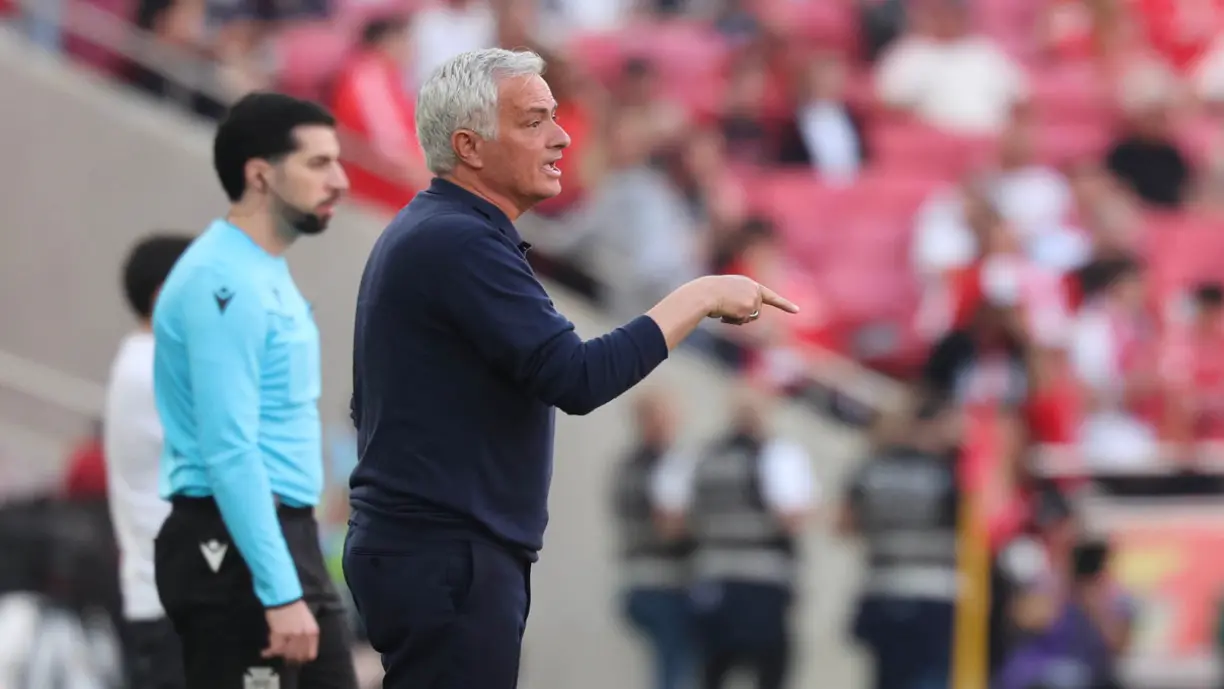 José Mourinho falou do que aconteceu no Benfica - Moreirense e ainda deixou alguns comentários sobre a goleada na Luz. Fotografia: SL Benfica