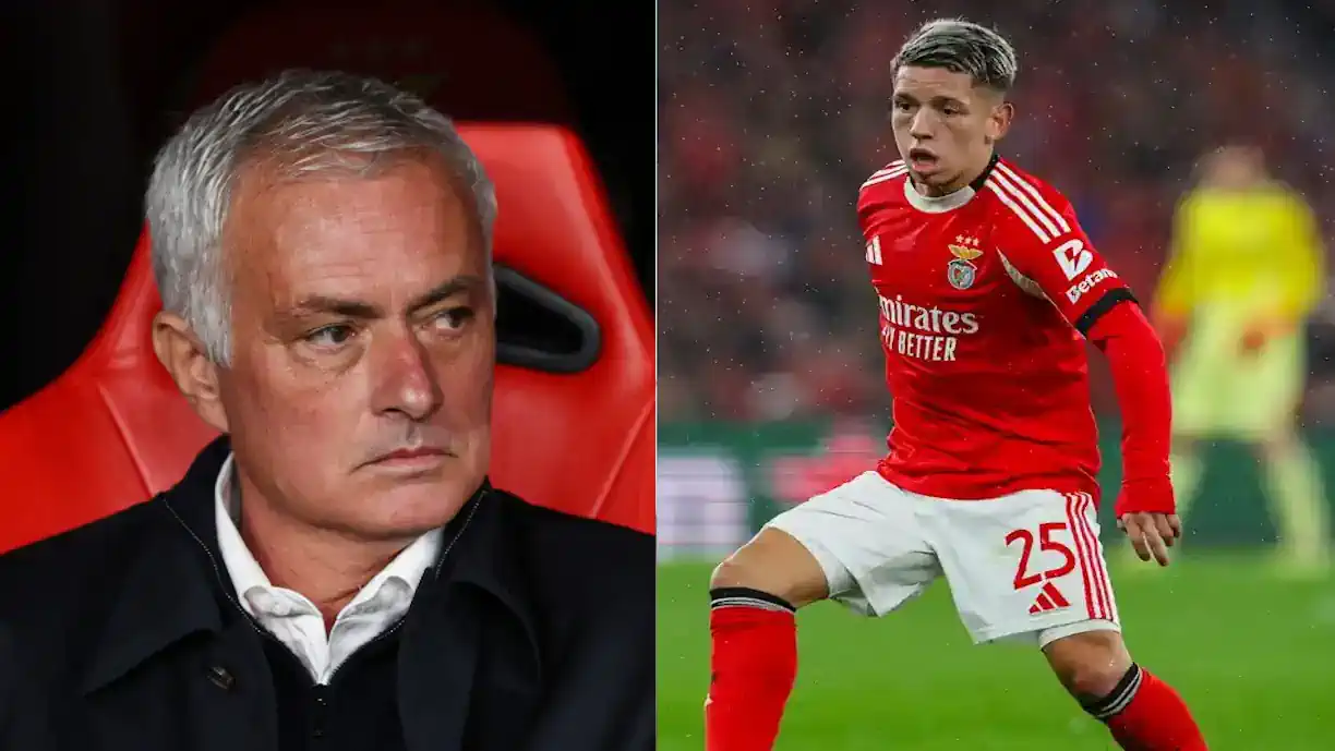 Mourinho disse que Gianluca Prestianni não tinha treinado após voltar da Argentina, mas imagens publicadas pelo Benfica contrariam versão do técnico