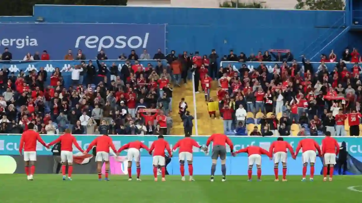 Ex-pilar da Assembleia da República marcou presença no último jogo do Benfica e deixou uma garantia para a nova temporada. Fotografia: SL Benfica