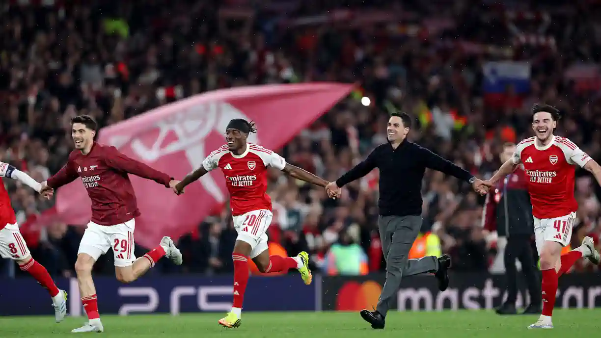Arsenal está na final da Liga dos Campeões, mas não chega aos calcanhares do Benfica