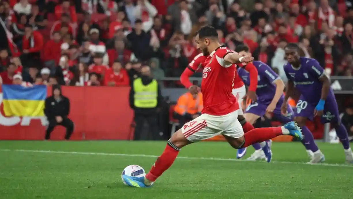 Golo de Pavlidis evitou danos maiores frente ao Braga, mas Benfica atinge registo que acontece há três épocas seguidas. Fotografia: SL Benfica