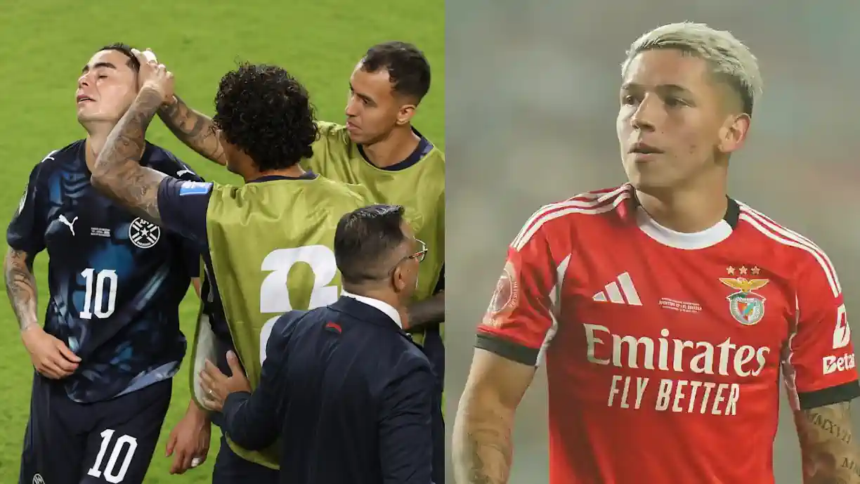 Avançado do Paraguai expulso por causa da 'Lei Prestianni'; Jogador do Benfica dá que falar (Vídeo)