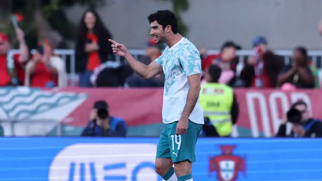 Gonçalo Guedes, ex Benfica, abriu o marcador em Portugal - Chile e acreditar estar em boa forma antes do início do Mundial 2026