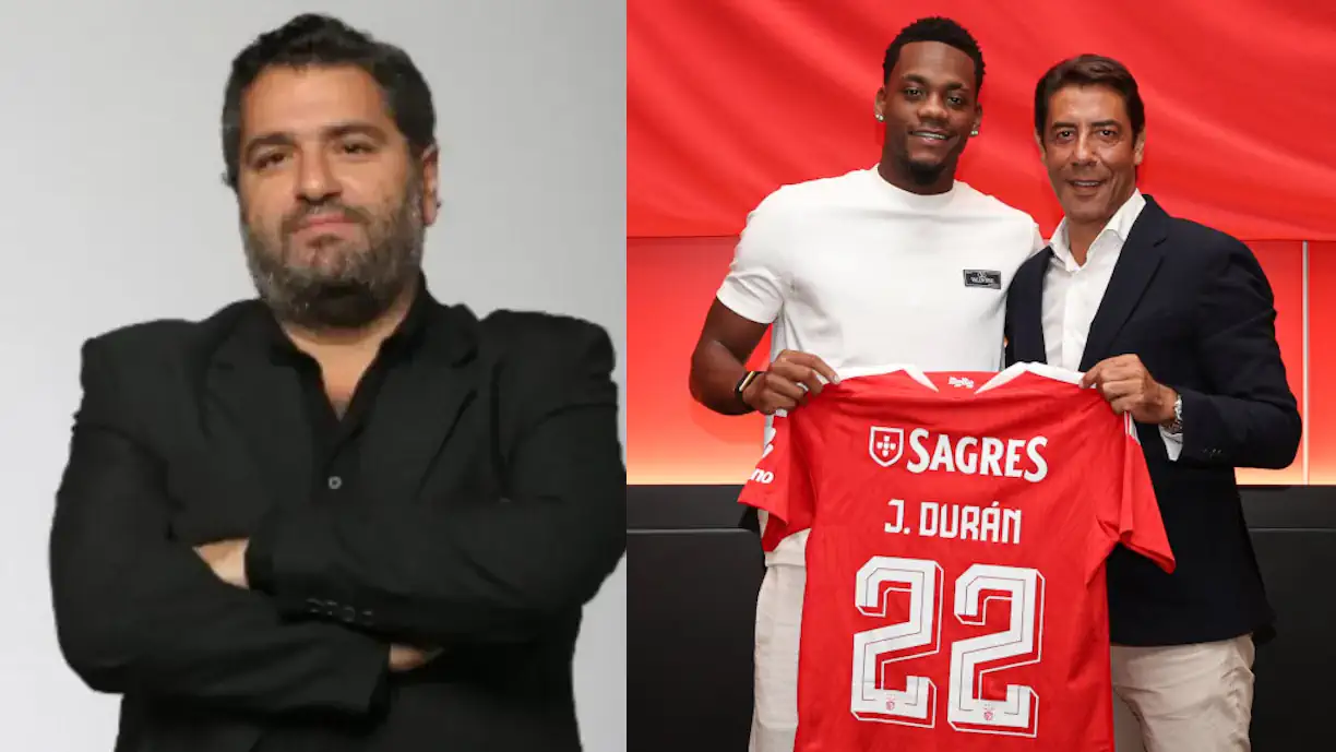 Bernardo Ribeiro defende que pagar seis milhões de euros pelo empréstimo de Jhon Durán é "oneroso", mas que vale a pena cometer o risco 