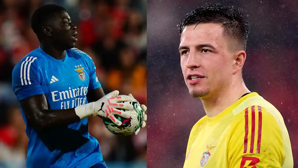 Samuel Soares ganha espaço com Marco Silva no Benfica, o que pode acelerar uma provável venda de Anatoliy Trubin