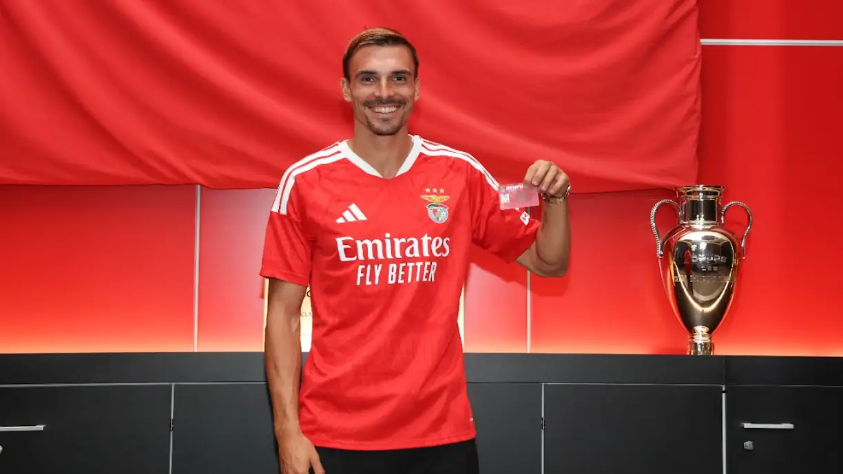 No Benfica, Palhinha vai utilizar o número 36, já que o 6 já está ocupado por Alexander Bah; Atleta sempre teve o dígito 6 em sua camisola