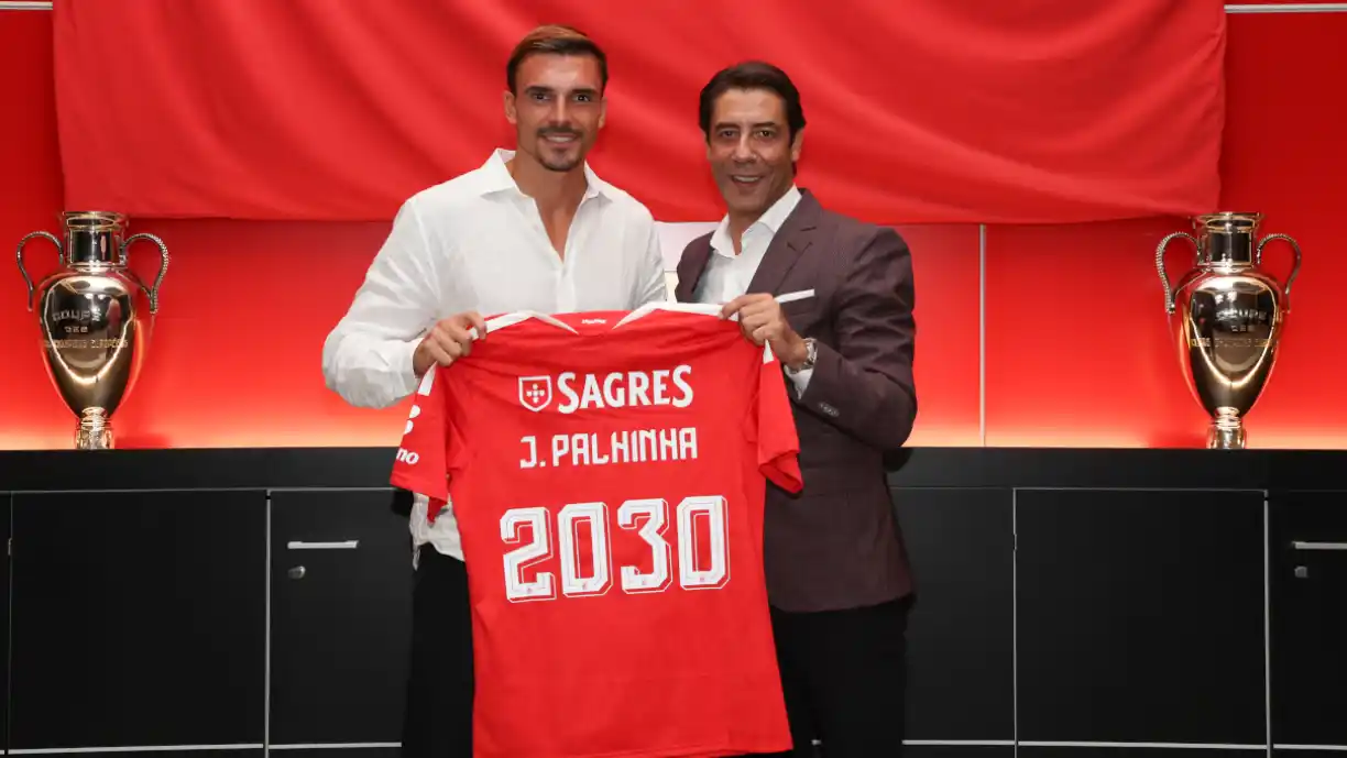 Liga comete gafe e coloca Palhinha com número da camisola de outro jogador do Benfica