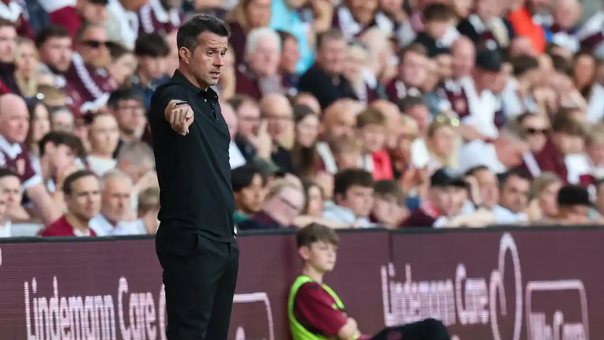 Marco Silva analisou, na sala de imprensa do Tynecastle Park, o empate entre Benfica e Hearts (1-1) na segunda mão da 3.ª pré-eliminatória da UEFA Europa League