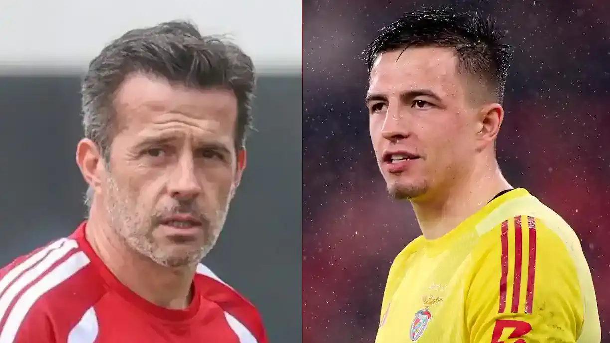 Marco Silva tem escolhido Samuel Soares em detrimento de Anatoliy Trubin devido ao jogo de pés, elemento fundamental na construção de jogo