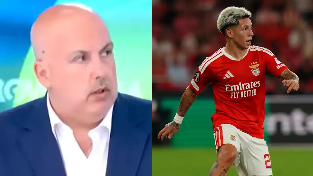 Claudio Echeverri, criativo argentino do Benfica, tem tanta ou mais técnica que Gianluca Prestianni, segundo Pedro Sousa